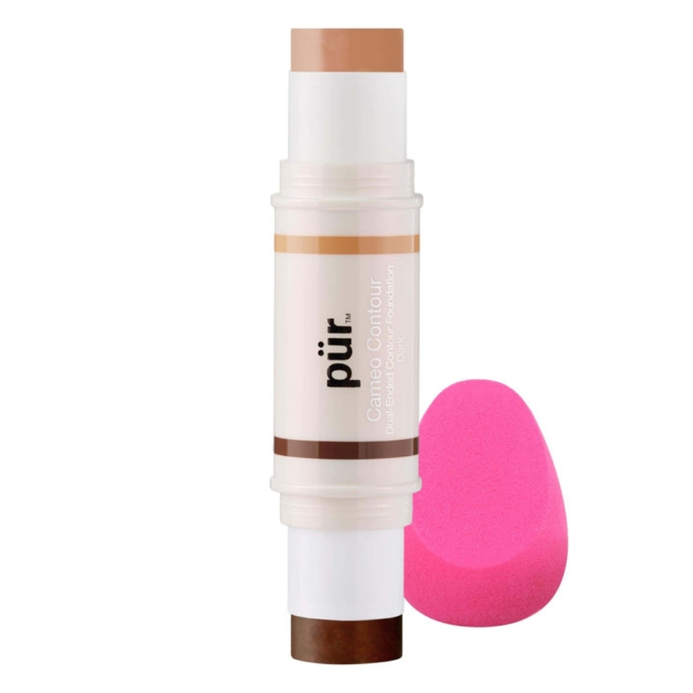 Pur Cameo Contour Dual-Ended Foundation Stick Blending Sponge Medium